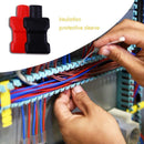 2pcs Car Battery Negative Positive Terminal Covers PVC Insulating Protector