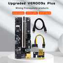 VER009S Plus PCIe Riser PCI-E 1x to 16x GPU Riser Adatper Card for BTC Miner