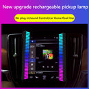 APP Control Voice Activated Light Bar Music Rhythm RGB Rechargeable Lamps Newly