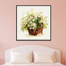 Flower Cross Stitch Kit DIY Embroidery Needlework Crafts 11CT Stamped Home De