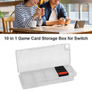 10 in 1 Game Card Case Protector Storage Box for Nintendo Switch (White) Newly