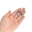 2pcs Stainless Steel Boat Surfboard Fin Screw Long Board Fin Screws Plate T