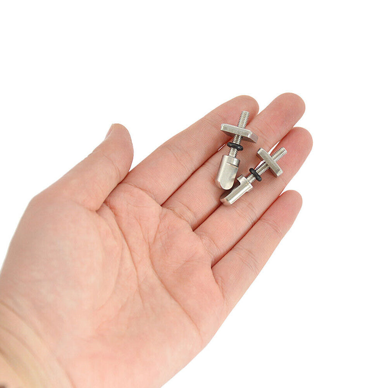 2pcs Stainless Steel Boat Surfboard Fin Screw Long Board Fin Screws Plate T