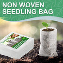 100x Biodegradable Seedling Nursery Bags Non-Woven Plants Pot Grow Pouch