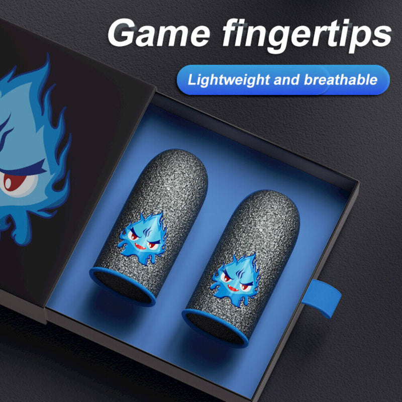 #A 1 Pair Gaming Finger Sleeve Touch Screen Finger Covers Sensitive Touch Washab