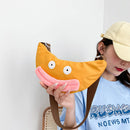 Cute Big Sausage Mouth Duck Shoulder Bag Women Funny Messenger Dumpling Packs