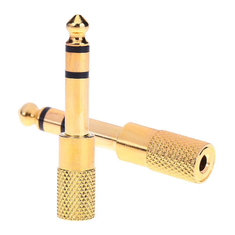 6.35mm 1/4"" Male to 3.5mm 1/8"" Female Stereo Extend Audio