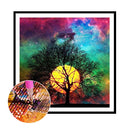 5D Diamond Painting Embroidery DIY Moon Tree Full Drill Cross Stitch Kits