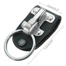 Quick Release Steel Detachable Key Chains Belts Clip Hot Holder Key Ring J7B7