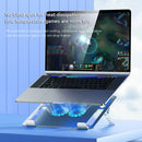 Foldable Laptop Desk Stand Cooling Fans Notebook Computer Holder Bracket Rack