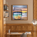 DIY Diamond Painting Kits Full Round Drill Sunset and Cup Mosaic Home Decor