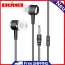 Demiawaking Universal In-Ear Headphones, 3.5mm Pin Plug, Noise Insulating