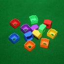 12pcs 6 Colors Pool Billiard Cue Chalk Holder Cases for Snooker Accessories