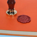 100pcs Five-Pointed Star Stamp Paint Wax Envelope Card Sealing Wax(Dark Red