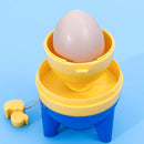 Egg Yolk Shaker Golden Whisk Eggs Spin Mixer Stiring Blender Puller (Blue)