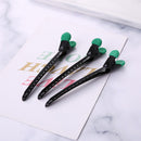 10pcs Y Shaped Metal Hairdressing Hairpins Hair Pin Grips Clamp (Green) Newly