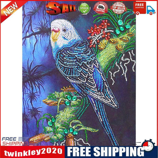 Diamond Painting Bird Partial Special Shape Rhinestone DIY Picture (PA019)