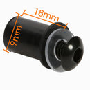 10pcs 5mm/0.20in Motorcycle Windscreen Windshield Bolt Screw Kit (Black) Newly