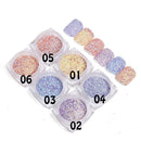 Art Decoration Sand Pigment Knit Weave Design Woolen Nails Powder Glitter Dust