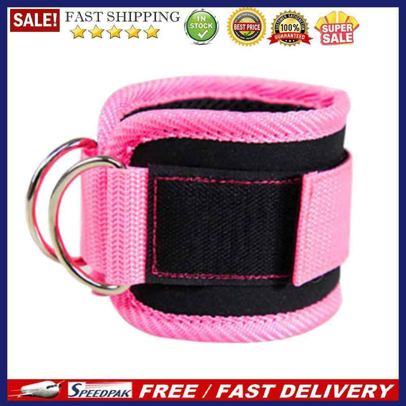 1 Piece Cable Ankle Straps Leg Exercises Adjustable D-Ring Ankle Protector Cu