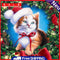 Full Drill Mosaic Diamond Painting DIY Christmas Cat 5D Art Rhinestone Picture