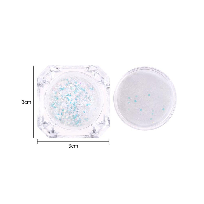 Water Drill Nail Sequins Fine Line Eyeshadow Glitter Powder Manicure Tools