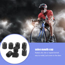10pcs Car Bicycle Tire Valve Caps Plastic Valve Stem Dust Caps with Seal Ri