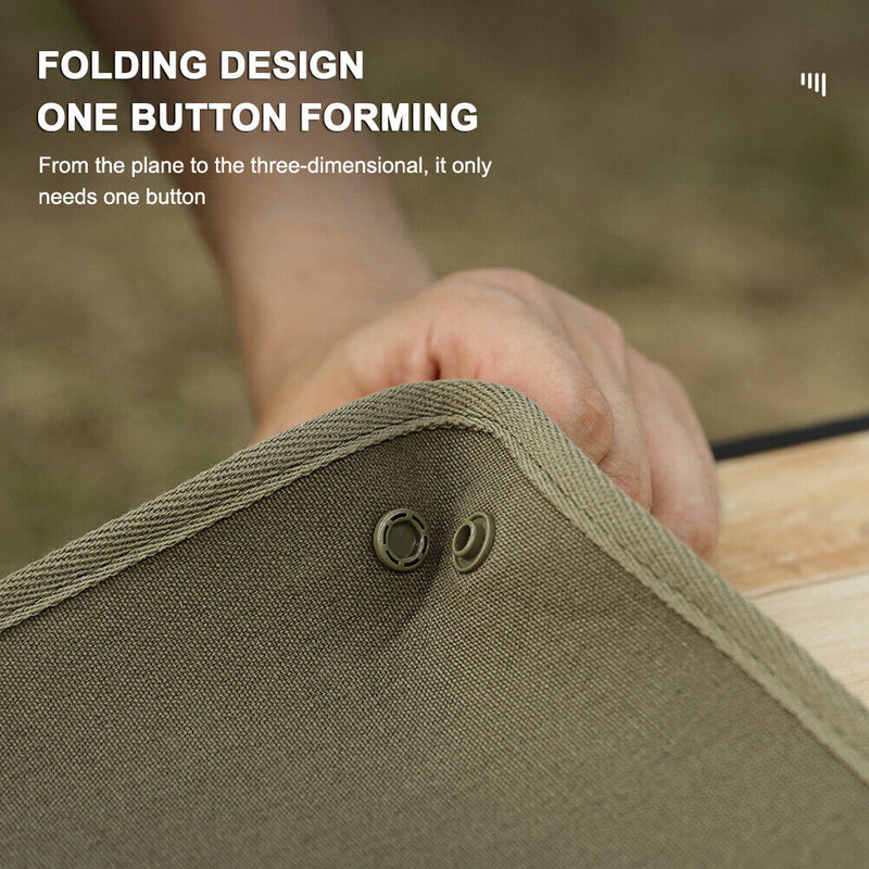 Canvas Storage Box Desktop Key Jewelry Sundries Lipstick Folding Tray (S) Newly