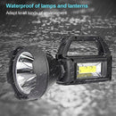 Camping Super Bright LED Searchlight USB Rechargeable Solar Fishing Light