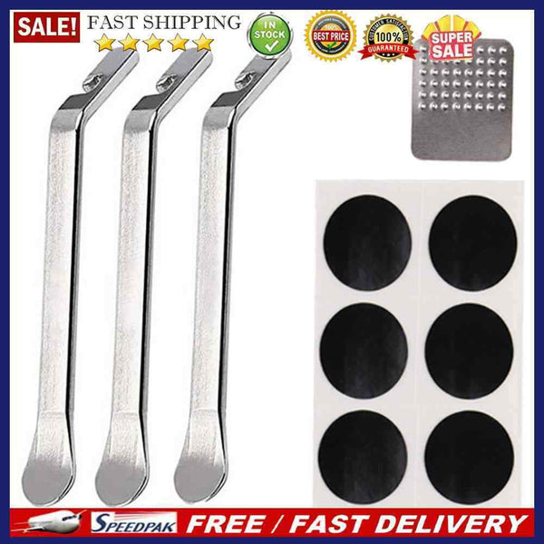 Bicycle Bike Tire Tyre Steel Levers Cycling Puncture Patches Repair Tools K