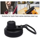 #A Sports Bottle Wide Mouth Nozzle Cap Plastic Stainless Steel Thermos Pot Wide