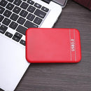 2.5 inch SATA 2 to USB3.0 HDD SSD Case External Hard Disk Enclosure (Red)