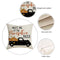 Pumpkin Pillow Covers Linen Cushion Thanksgiving Pumpkin Decorative Pillowcase