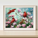 Flowers Painting By Numbers Acrylic Paints Set Home Decor Gift for Leisure/Fun