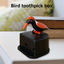 Cute Toothpick Box Automatic Toothpick Holder Home Decor Ornament (Orange) Newly