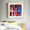40x40cm Frameless Oil Paint By Numbers Color Guitar Paint Canvas Picture Crafts