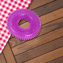 Pet Dog Chew Bite Toys Circle Ring Squeeze Tooth Cleaning Sound Funny Puppy T