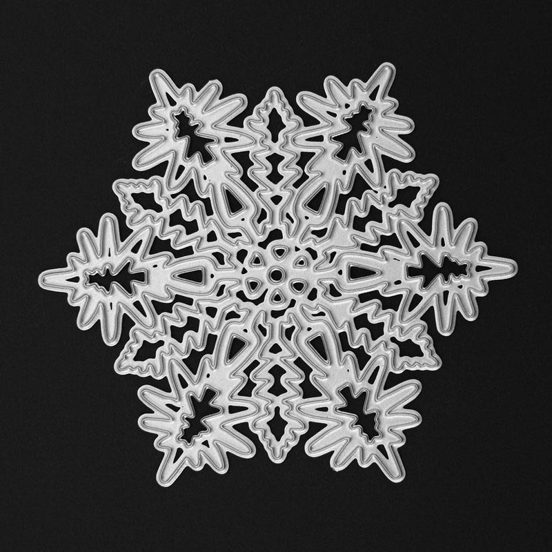 Heart Snowflake Cutting Dies Scrapbook Embossing DIY Paper Card(6.8cm)