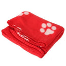 Fashion Soft Dogs Puppy Pet Blanket Car Mat Paw Print rug