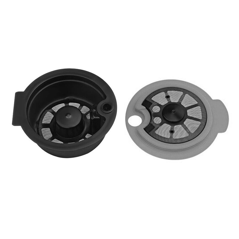 60ml Reusable Coffee Capsule Cups with Spoon Brush for Bosch-s Tassimoo