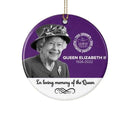 Königin Elizabeth II. Acryl-Ornament, Platin-Jubiläums-Gedenkfeier, Denkmal.