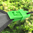 10pcs Outdoor Large Canopy Wind Rope Clamps Windproof Tent Clips (Green)