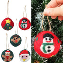 Scene Decoration Christmas Wool Ball Xmas Drop Hanging Pendant Felt Poke