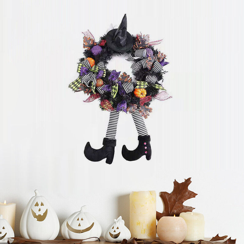 35cm Halloween Hanging Wreath Sturdy Hanging Wreath for Home Holiday Party