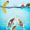 100pcs 2.4cm 0.5g Maggot Bionic Fishing Lures Artificial Soft Bait (Beige)