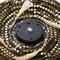 Solar Sequin Projection Lantern Outdoor Waterproof Yard Decor (Warm Light)
