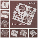DIY Craft Embossing Scrapbooking Layering Stencils Painting template Flower