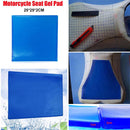 Motorcycle Seat Gel Pad Shock Absorption Mat Soft Cushion Blue (25x25x2cm)