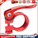 31.8mm Seatpost Clamp Quick Release MTB Bike Seat Post Tube Clip (Red)