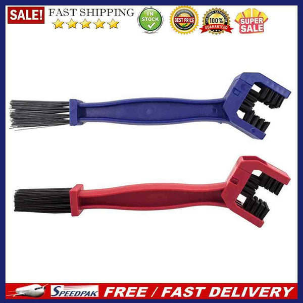 2x Bicycle Chain Cleaner Chain Scrubber Brush Cleaning Tool for Motorcycle